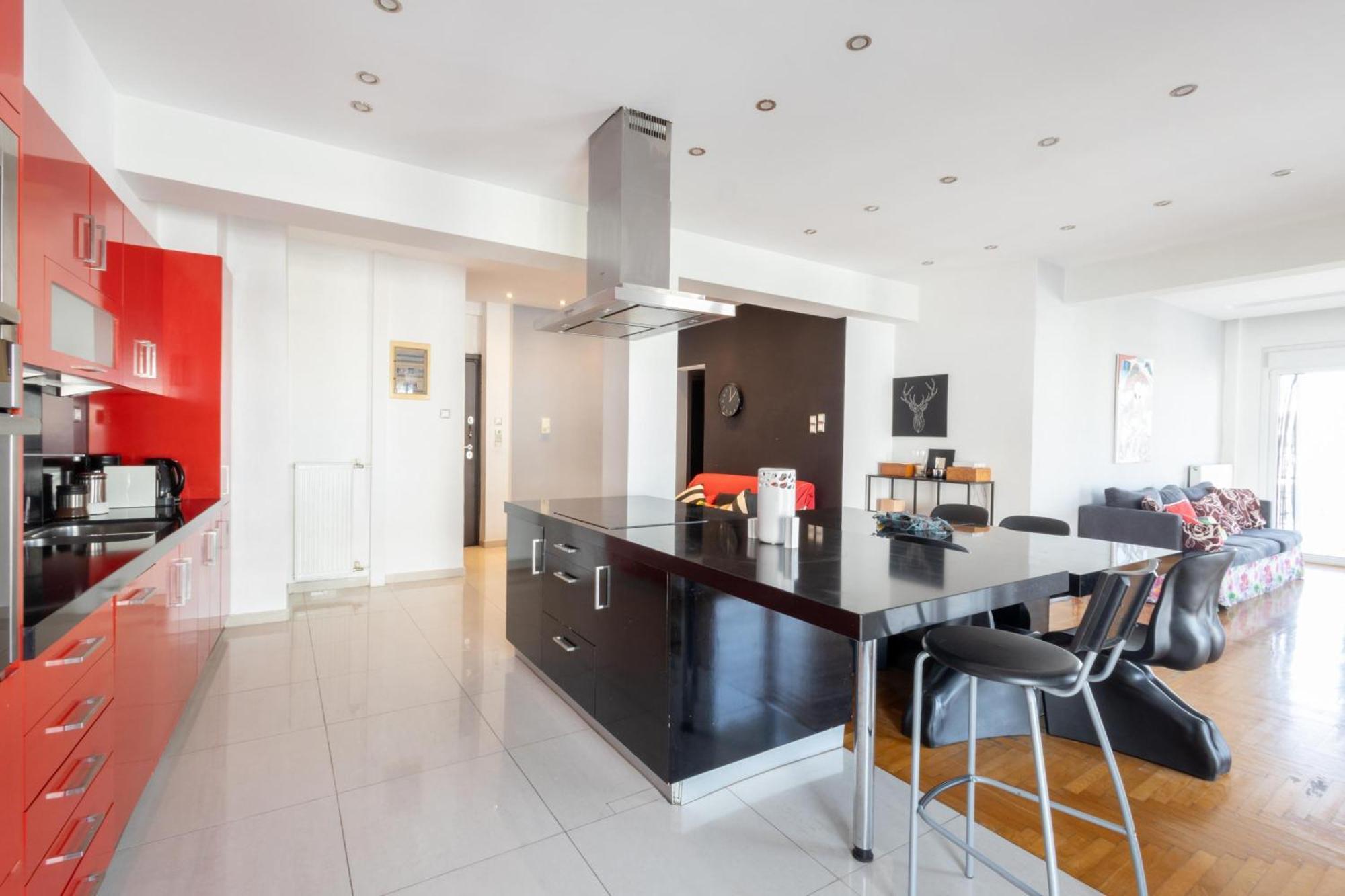 A Luxury & Comfortable Apt In Athena Bagian luar foto